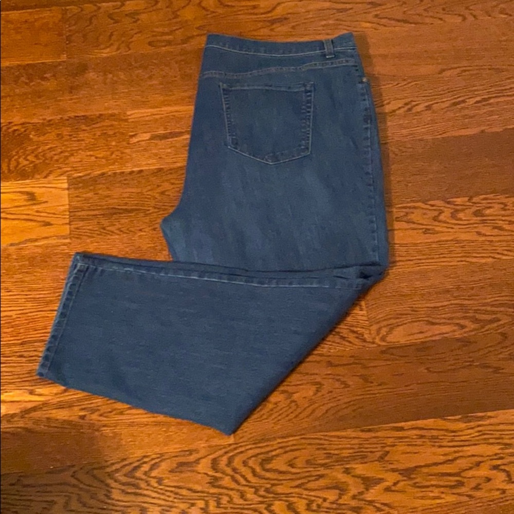 Plus Sized Straight Leg Jeans